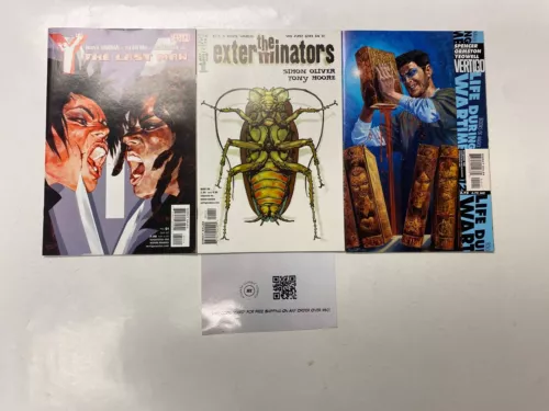 3 VERTIGO comic book Y The Last Man #51 Exterminators #1 Magick 56 KM10
