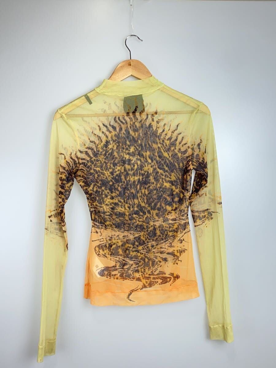 GIVENCHY Yellow Nylon Patterned Top - image 2