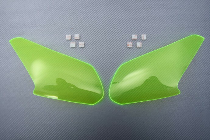 Protection phare YAMAHA TMAX 530 vert accessoire optique avant T-MAX SJ09 2012