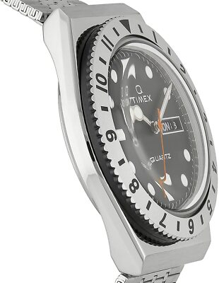 Timex Q TW2V00100 Quartz Japan Exclusive Model Men's Silver Watch