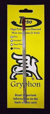 Gryphon Omni-2 Slitting Diamond Saw Blade 3 Pack Sharp Angles & Intricate Design