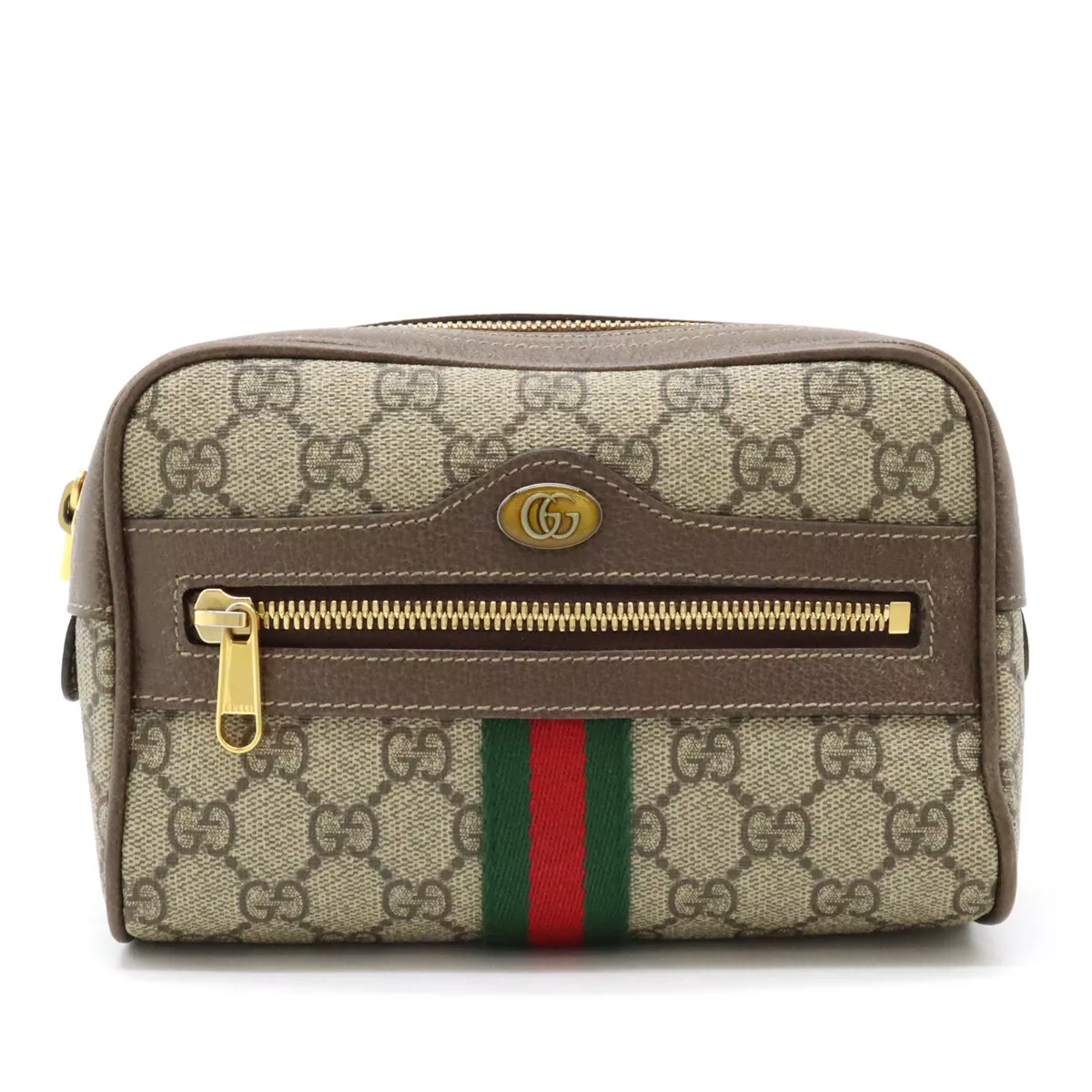 GUCCI Ophidia GG Supreme petit sac ceinture sac corps sac taille Sherry #12450621
