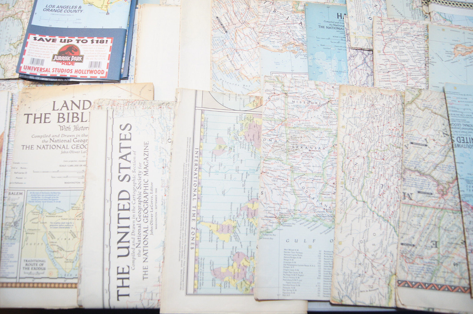 41 Vintage Maps Collection Lot National Geographic United States Europe ...