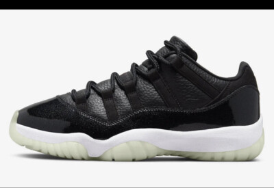 Nike Air Jordan 11 Retro Low Shoes 72-10 Black AV2187-001 Men's 9