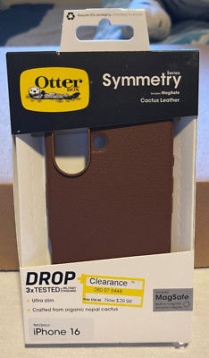 OtterBox Symmetry Series iPhone 16 Cactus Leather Case  Mag Safe
