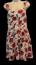 EXPRESS Sleeveless Dress Women 6 Floral Multicolor Babydoll Y2K Spring Summer
