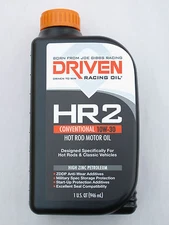 HR2 10W-30 Conventional Hot Rod Oil Driven 02006 1-Qt