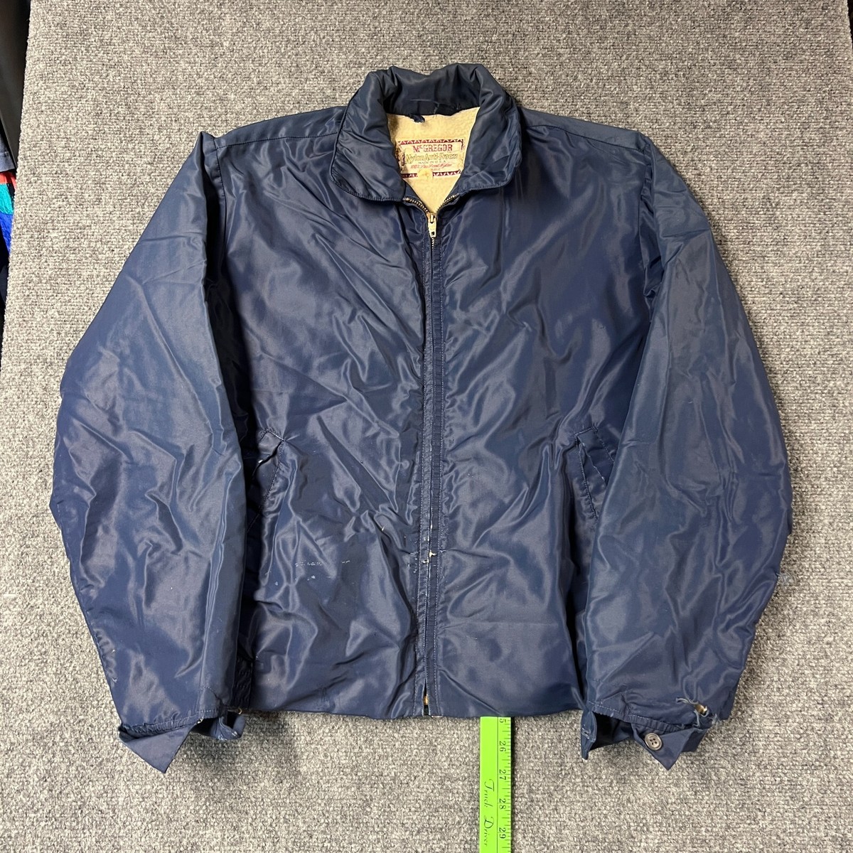 VTG McGregor Nylon Anti Freeze Jacket Blue Size 40 Made USA VTG McGregor Nylon Anti Freeze Jacket Blue Size 40 Made USA