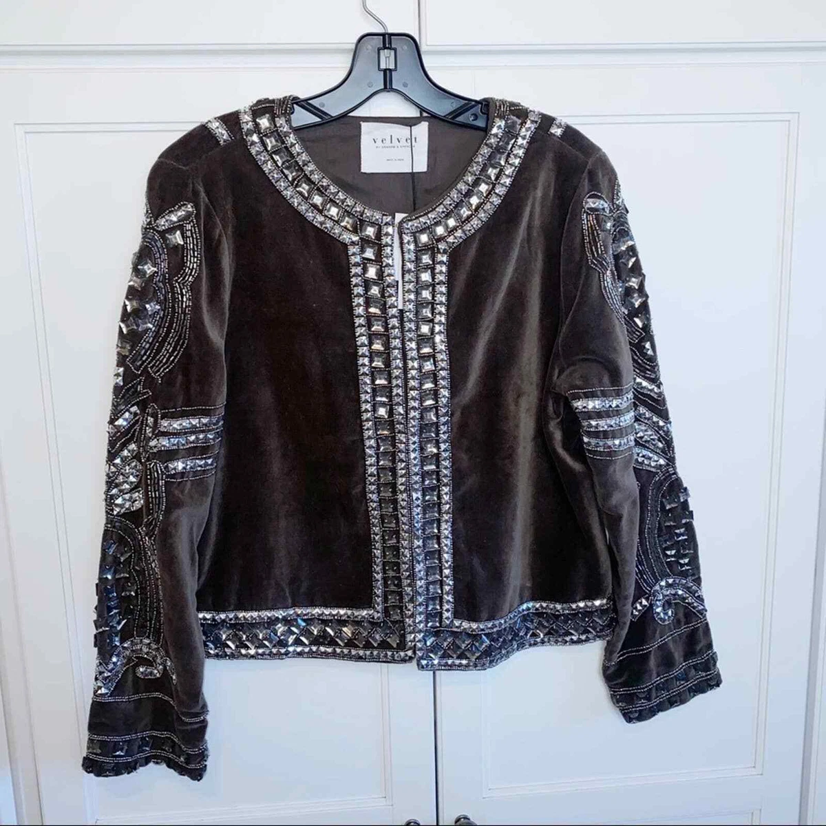 Velvet 2025 embellished jacket