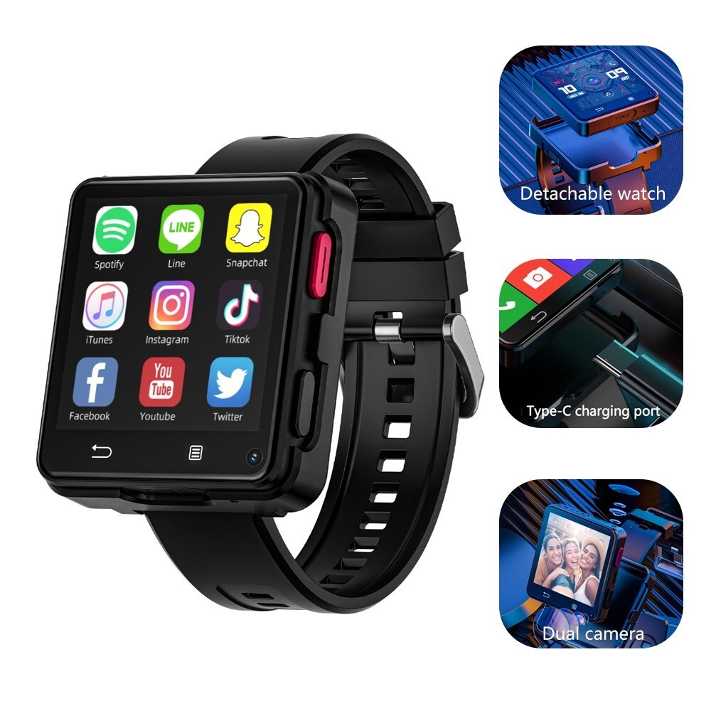 Inch 4G Smart Watches S998 3GB+32GB Android 11 1200mAh 5MP