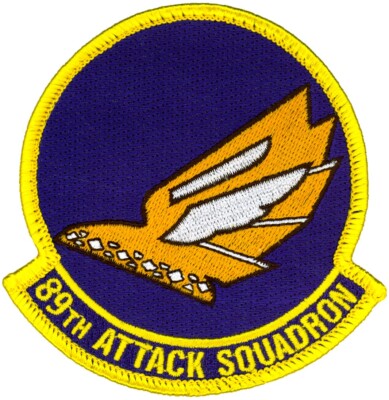 USAF 89th ATTACK SQUADRON PATCH