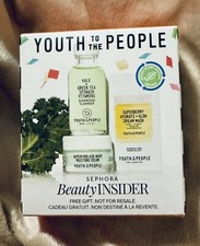 Sephora Beauty Youth to the People Skincare Cleanser Cream Mask Gift 3 pc Set