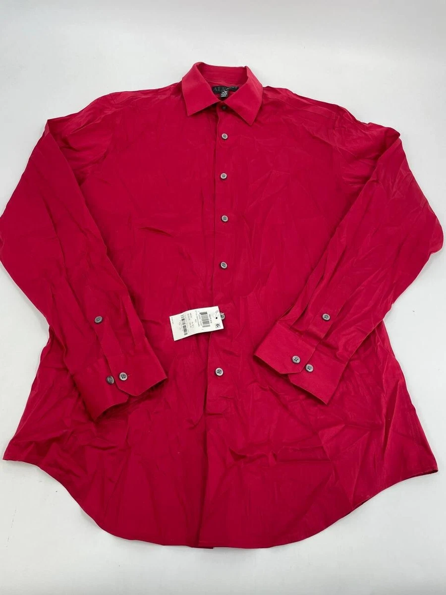 Alfani slim fit dress shirt sales