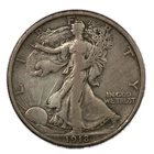 1918-S San Francisco Walking Liberty Silver Half 50c Very Fine VF+ Near XF
