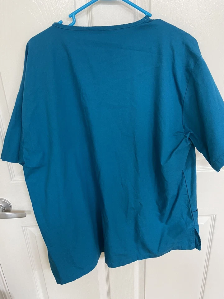 Dog is Good Scrub Top Funny~ It’s All Fun & Games Till Someone Gets A Cone 2XL - Image 3 of 4