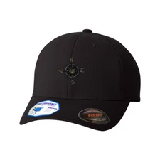 Flex Fit Hats L/XL S/M Nautical Compass Polyester Baseball Cap for Men and Women