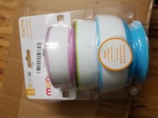 Baby And Toddler feeding Bowls, Stay Put Suction Bowls Set of 3 NEW Munchkin
