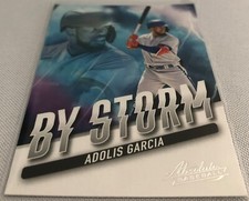 2022 Panini Absolute Baseball Adolis Garcia Texas Rangers By Storm #BYS-5