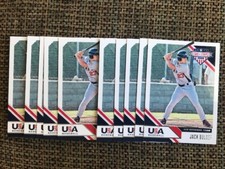 Lot (10) JACK BULGER 2020 Panini Stars & Stripes USA Baseball cards QTY