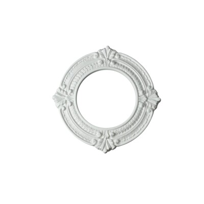 Renovators Supply Recessed Light Trim 10'' White Polyurethane Ceiling Light Trim