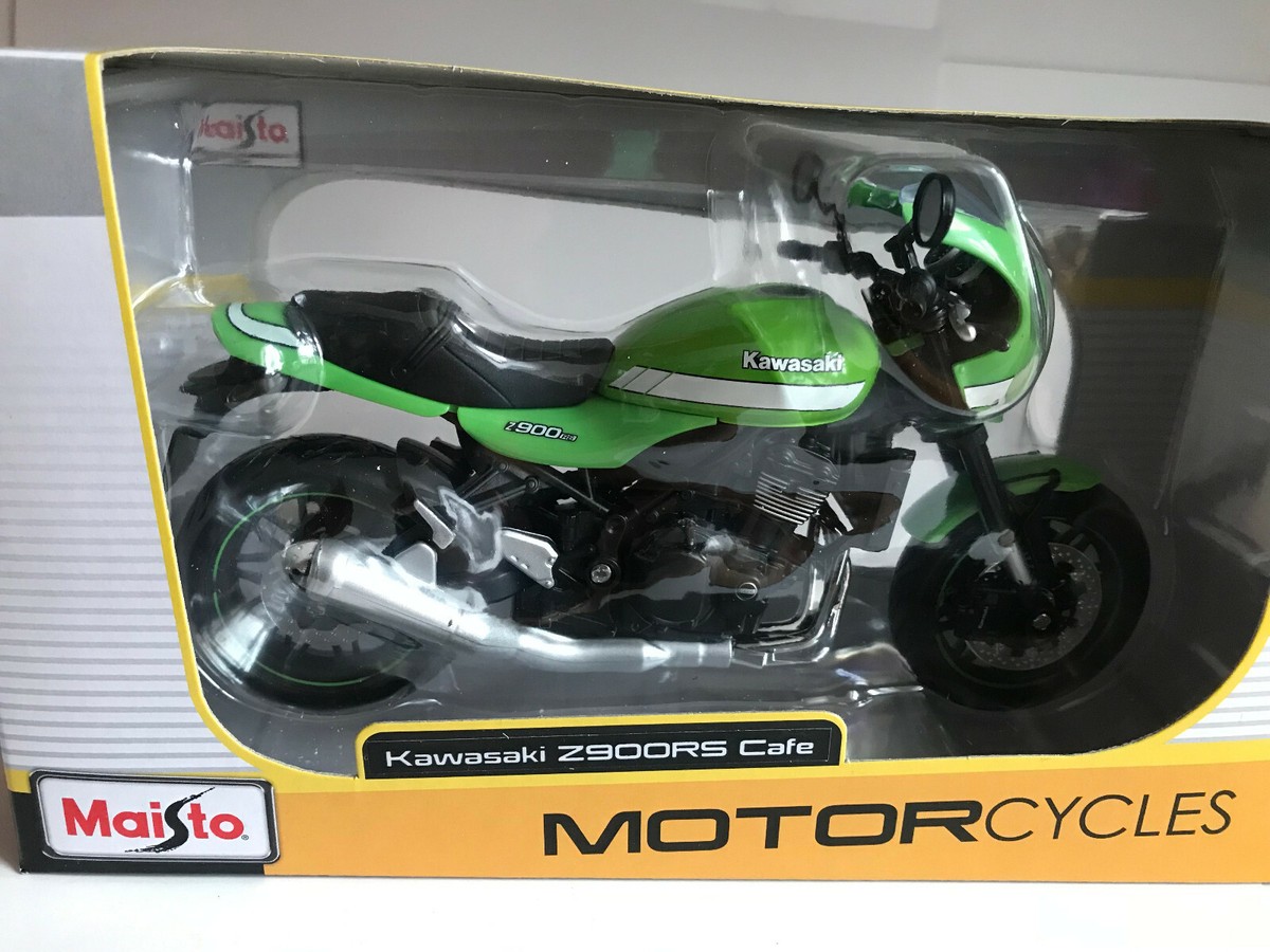 Kawasaki Z900RS Cafe, grün, Maisto Motorrad Modell 1:12
