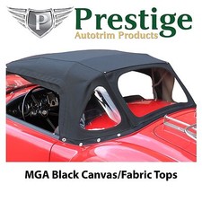 Mga Convertible Top Soft Top Tops 1956-1962 Black Canvas Fabric
