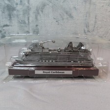 Royal Caribbean OVATION OF THE SEAS Pewter Cruise Ship Model - Official Licensed