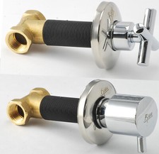 Unterputz Absperr Ventil Keramik UP TAHARET Dusch WC Wand Armatur Kaltwasser