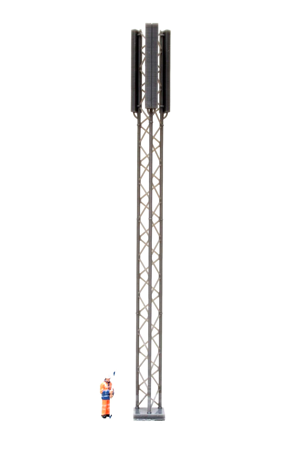 TALL TELECOMMUNICATIONS SIGNAL MAST FOR MODEL RAILWAY OO 1/76 - UNPAINTED