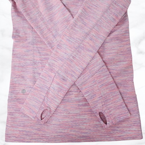 Lululemon In Stride Jacket Wee Are From Space White April Multi Pockets Size 4 - Picture 17 of 19