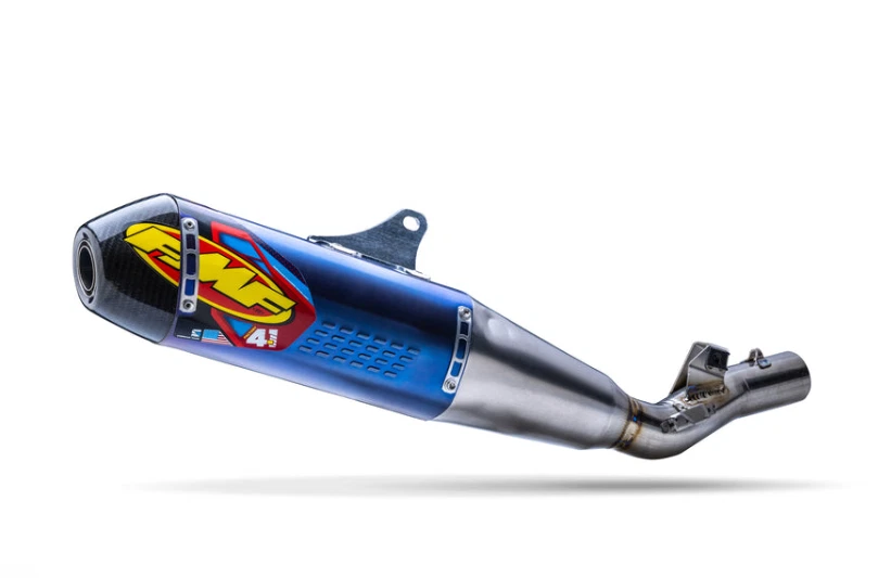 FMF Yamaha YZ250F / FX  Factory 4.1 RCT Slip-On Blue Titanium Exhaust 2019-2026 - Image 4 of 4