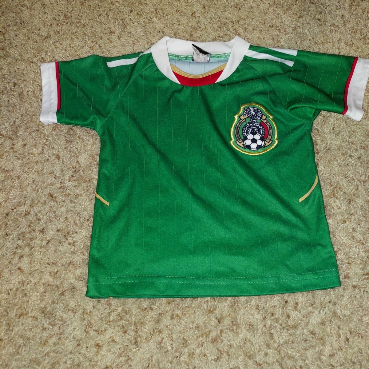 Mexico Soccer Jersey Futbol Green Youth Size ML Sportswear