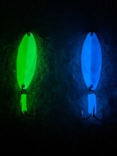  Glow in the dark Casting spoons 1ounce Acme Kastmaster Glowmate spoon challenge
