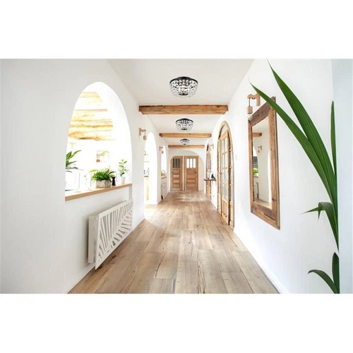 Elegant Lighting Cora 10" Iron and Crystal Flush Mount in Black - Picture 8 of 8