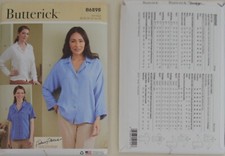 Butterick 6898 - Misses' Tops with sleeve variations