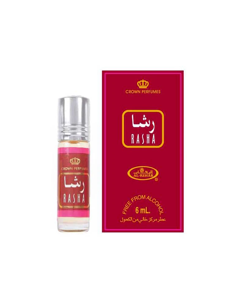 Rasha 6ml Roll On Perfume Oil By Al Rehab Unisex Arabic Arabian Fragrance