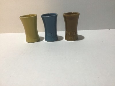1079 , 1980, 1081 Jim Beam Membership Shot Glasses