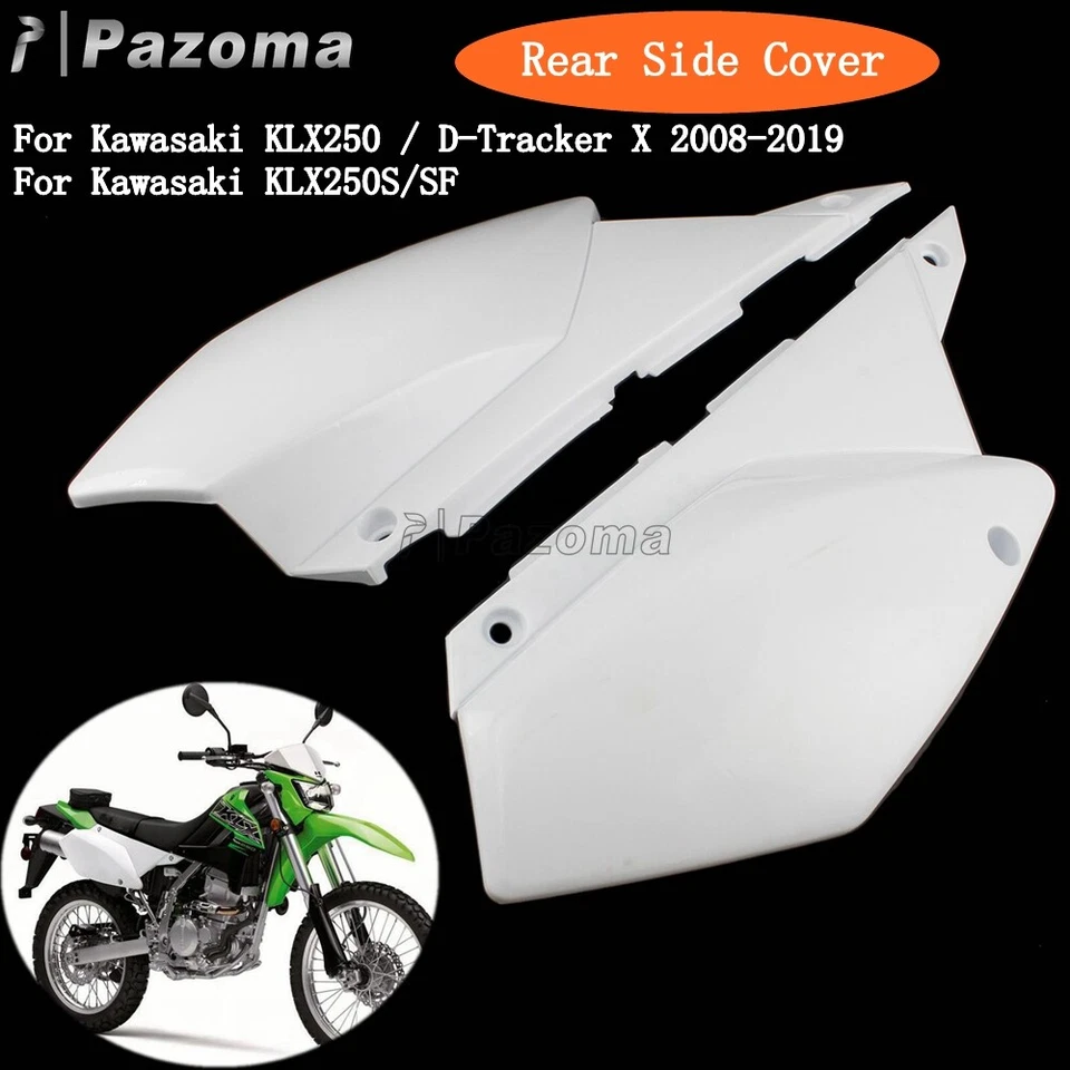 Cubierta de carenado lateral trasero para Kawasaki KLX250 D-Tracker X KLX250S KLX250SF 2008-19 Foto 2 de 4