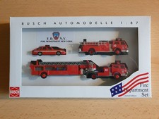 Busch 49931 Feuerwehr Set Fire Department New York Limitiert 319/999