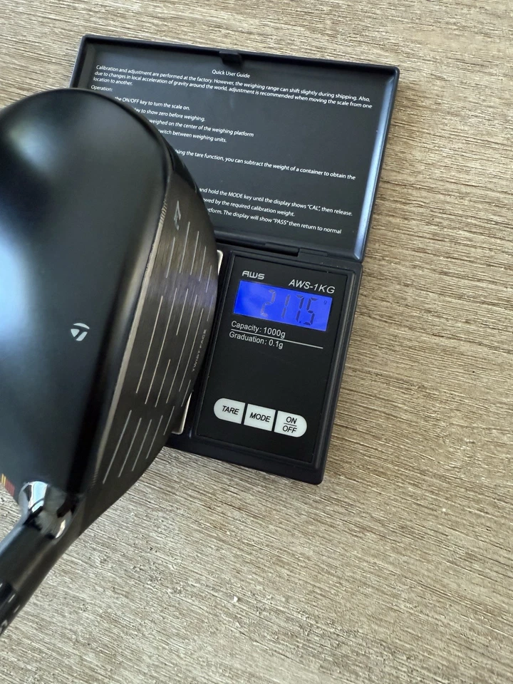 LEFT HAND TAYLORMADE TOUR ISSUE R7 QUAD MINI DRIVER 11.5 HEAD ONLY LH 232 CT - Image 4 of 4