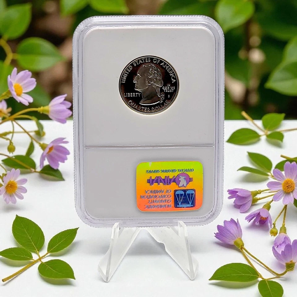 1999-S Connecticut Silver Quarter NGC PF69 Ultra Cameo Charter Oak 25C 🌳 - Image 2 of 2