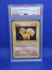 1999 Pokemon Base Set Vulpix Shadowless Card #68 PSA 8
