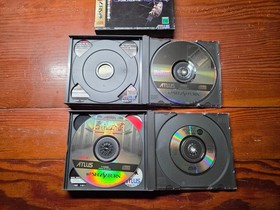 Sega Saturn JP Devil Summoner + Soul Hackers + Special Box Set CIB (No Obi)