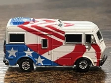 Micro Machines RV Motorhome American Flag Vintage 1989 Collectible