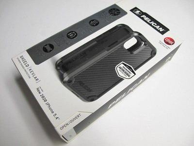Pelican SHIELD Case with Holster Clip for iPhone 12 Mini (5.4'') - Black