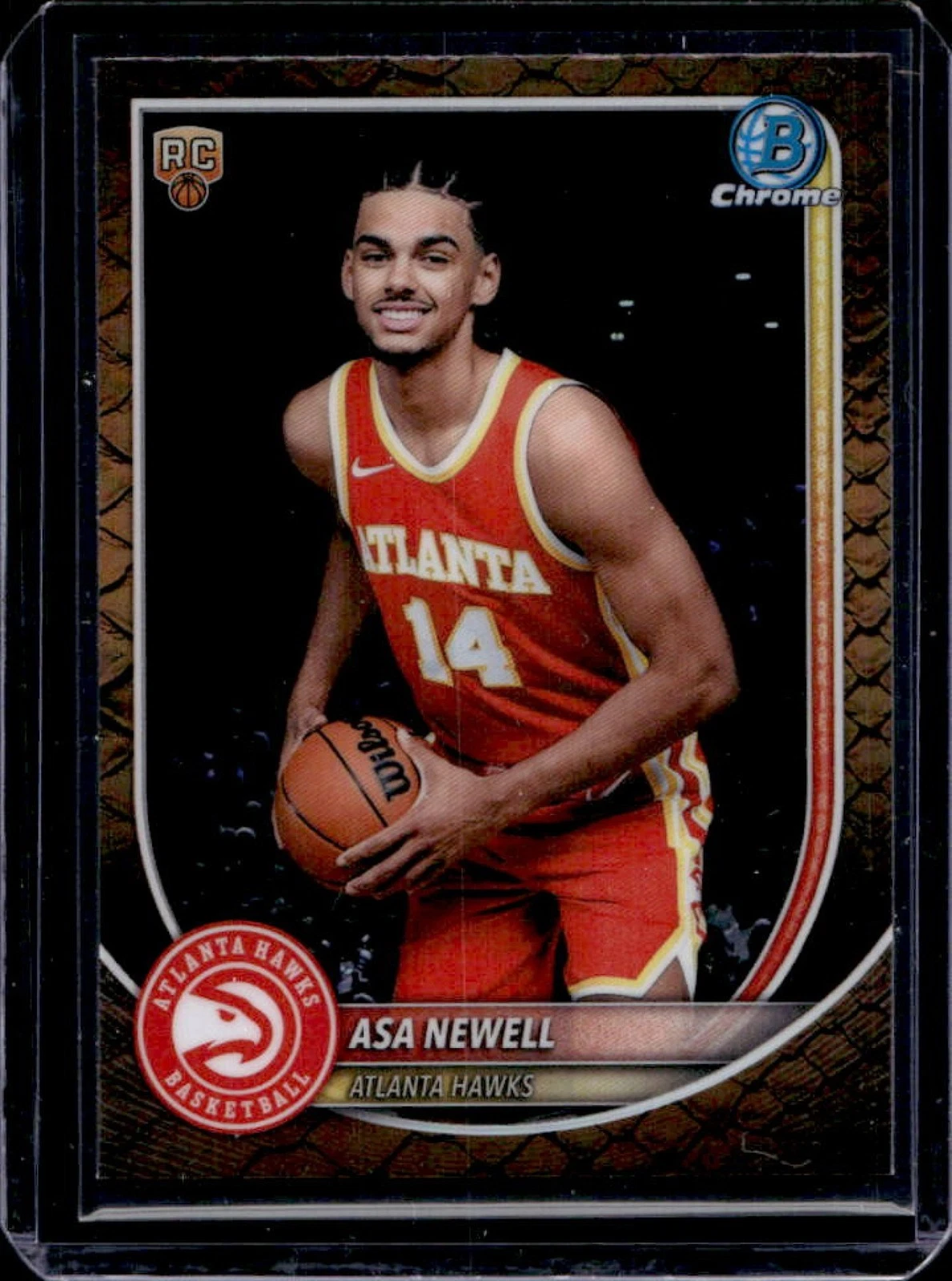 2025-26 Bowman Chrome Asa Newell #BCV-23 Reptilian Refractor