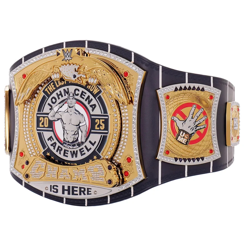 J.C Farewell Tour 2025 NYC Spinner Championship Replica Title Belt 2-4mm Brass - Image 3 of 4