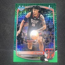 2025-26 Bowman Chrome JT Toppin 1st Prospect Green Mojo #91/99 (RC)