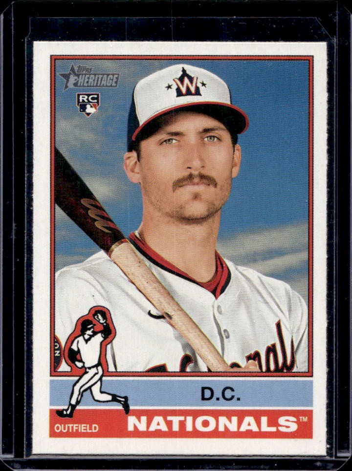 2025 Topps Heritage Dylan Crews RC Nickname Variations Rookie #247 Nationals