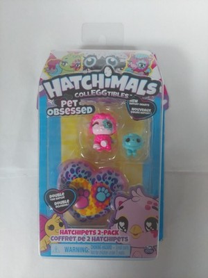Hatchimals CollEGGtibles Pet Obsessed Hatchipets 2-Pack Hatchy Hearts NEW!